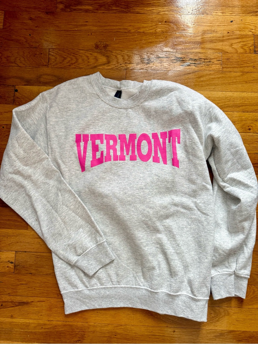 NWOT Vermont Heather Gray Crewneck Sweatshirt size S